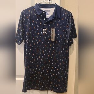 Pins & Aces Mens Golf Polo